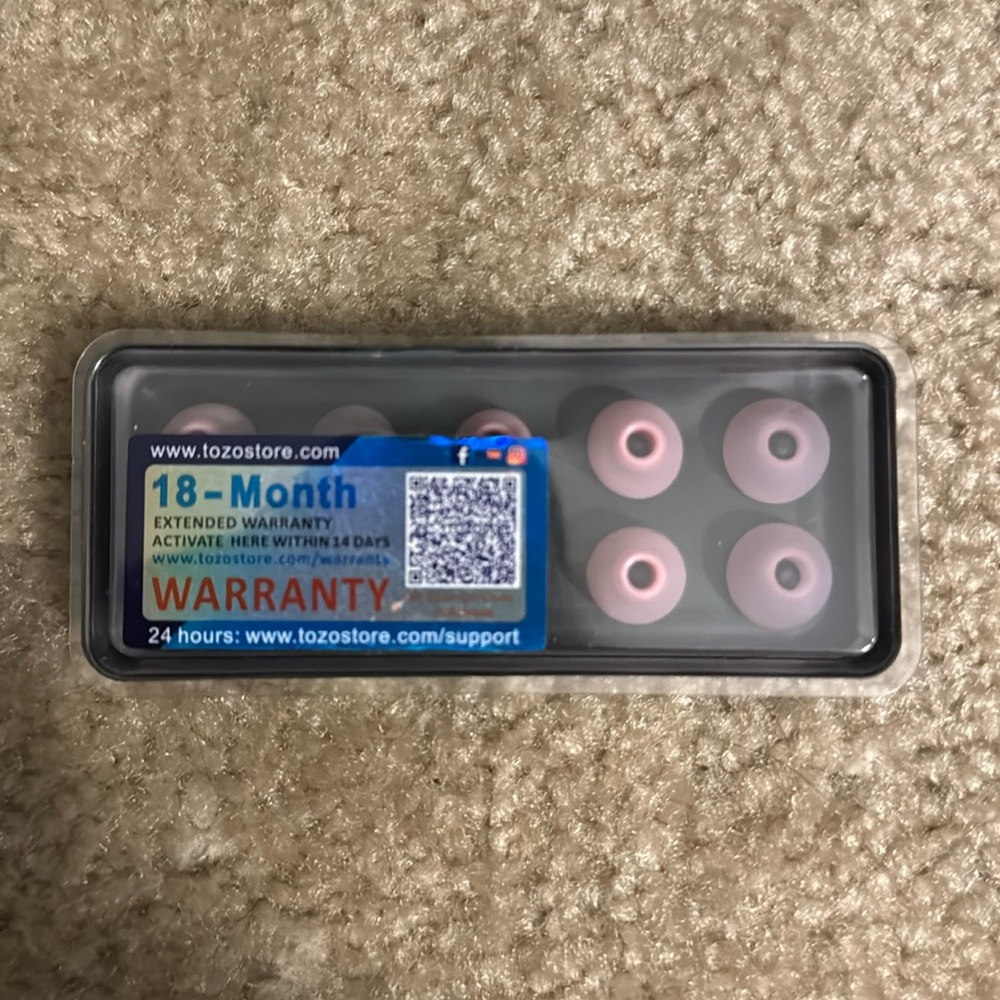 Brand new in box Togo ear buds covers pink